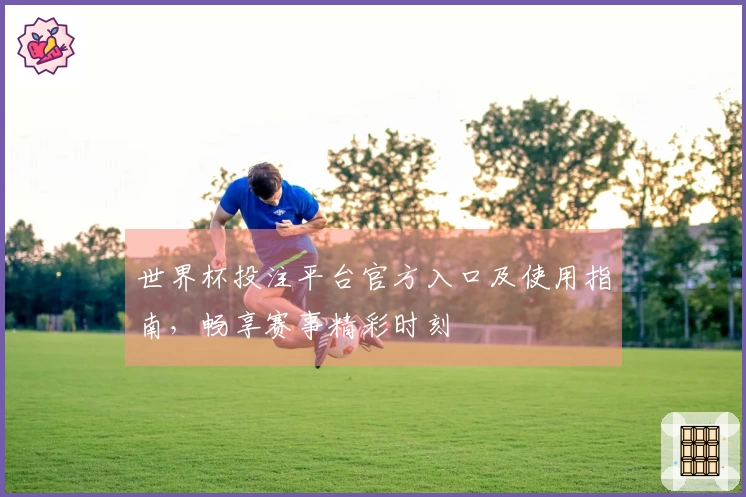 世界杯投注平台官方入口及使用指南，畅享赛事精彩时刻